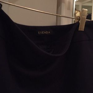 Escada Navy blue mini skirt